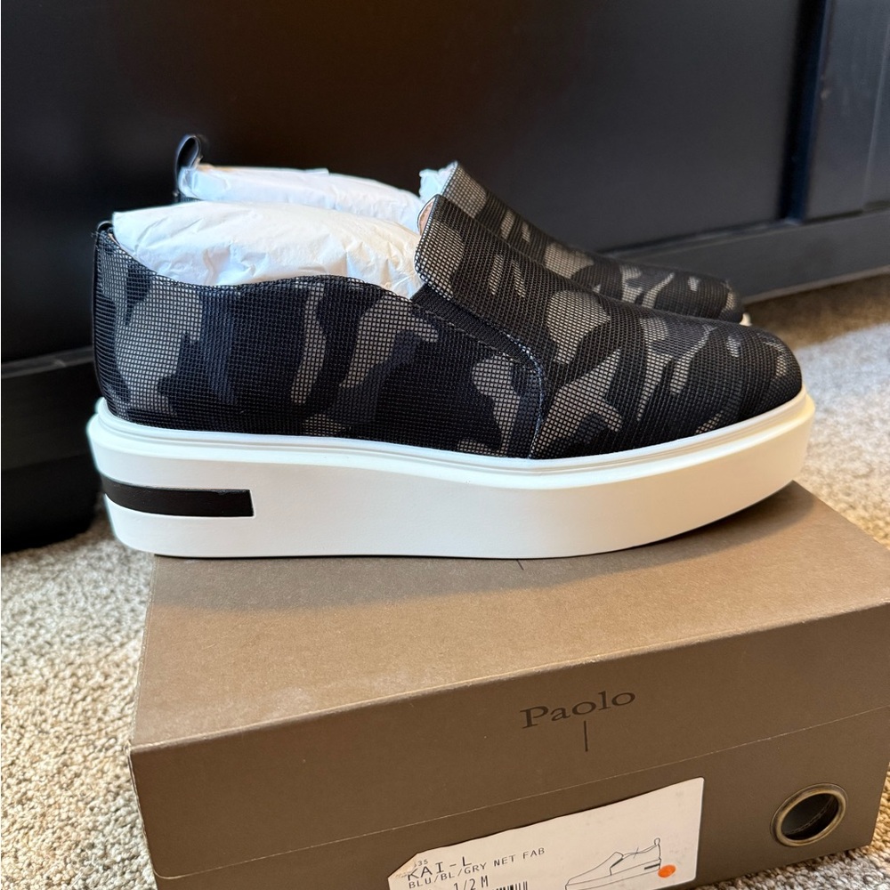 Linea Paolo Platform Sneakers New